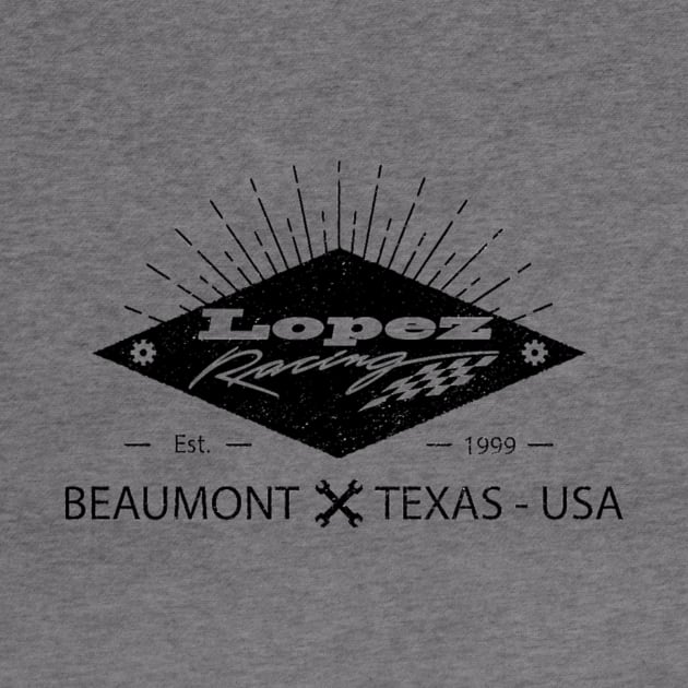 Lopez Racing 2018 Logo Shirt - Inverted by SebLop1977